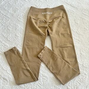 Alphalete Amplify Leggings in Not Gold size Small
